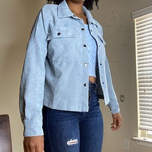 Blue Collared Jacket